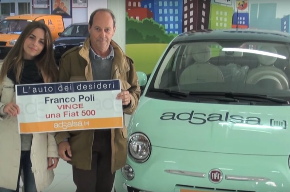 Vince una Fiat 500